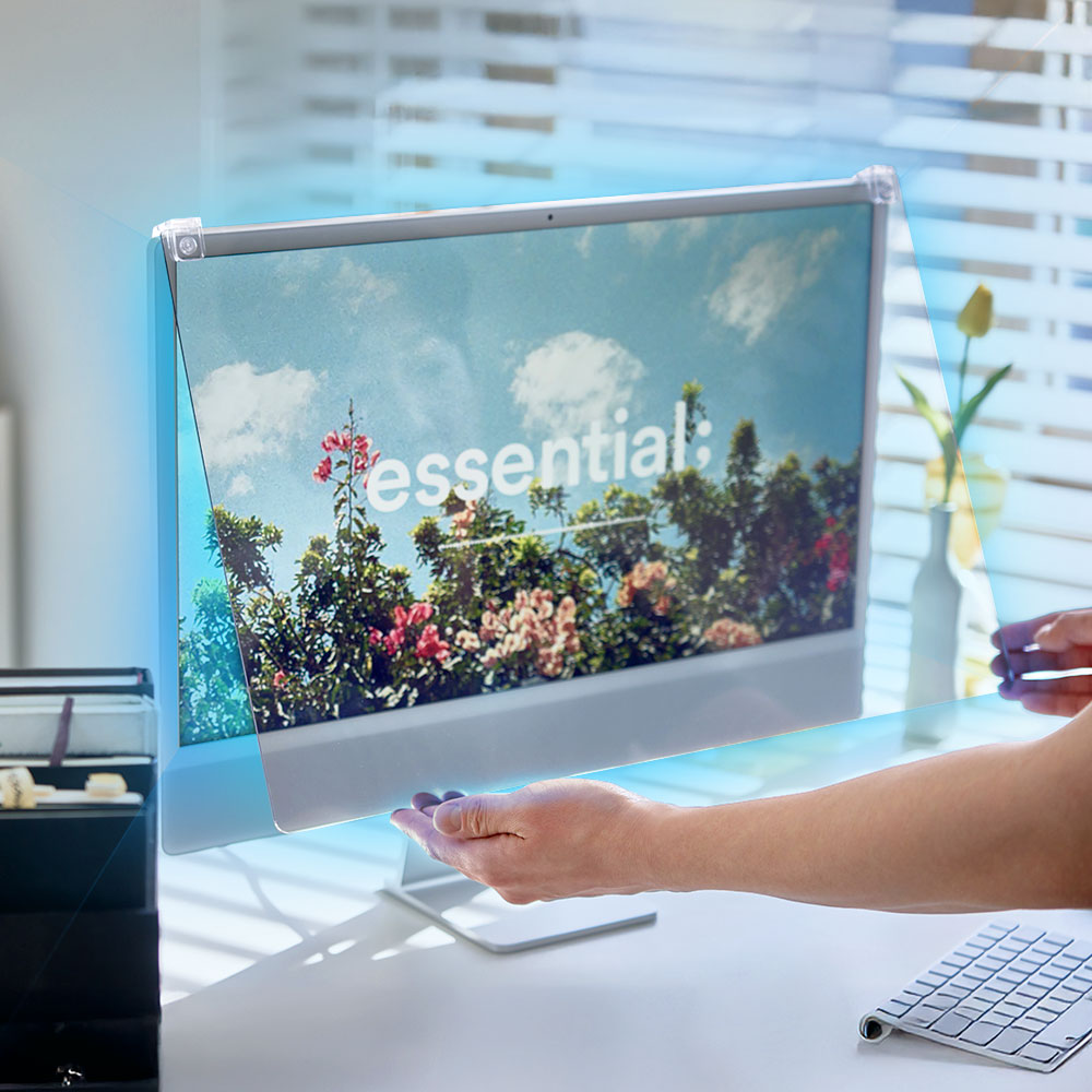 아이오랩스 국산 모니터 블루라이트 차단 시력보호 필름 눈보호 화면보호기 BLC 24 - 상품 이미지