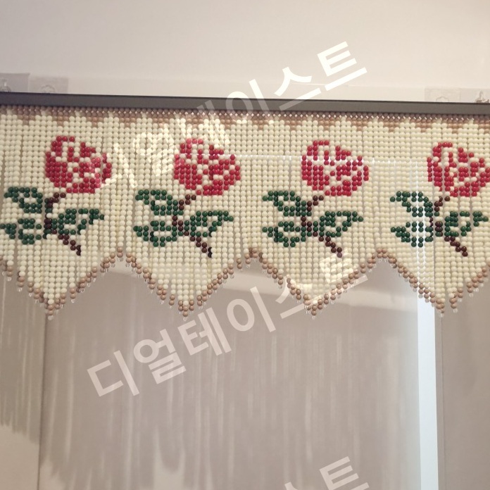 비즈발 만들기 키트 diy 재료 레트로 구슬 문발 커텐 커튼 - 메인 이미지