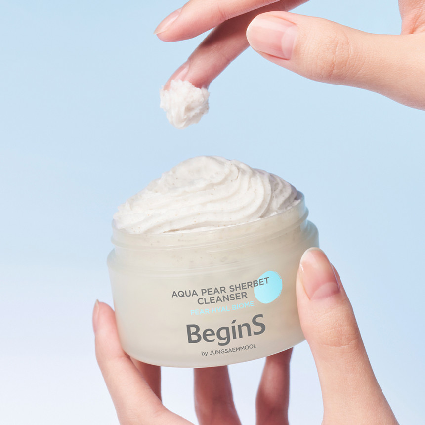 비긴스 바이 정샘물 아쿠아 페어 셔벗 클렌저 90ml
