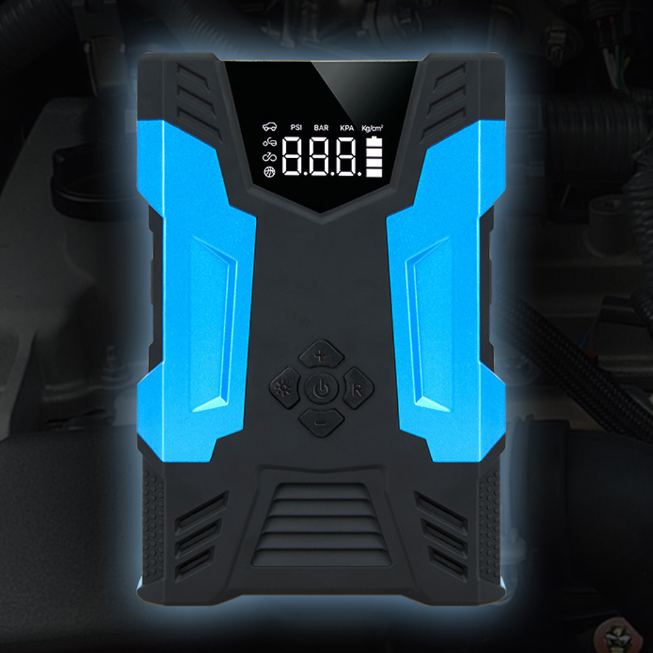 잭슨 안심 카스타터 에어 배터리 점프 스타터 자동차 점프선 방전 밧데리 충전기 휴대용