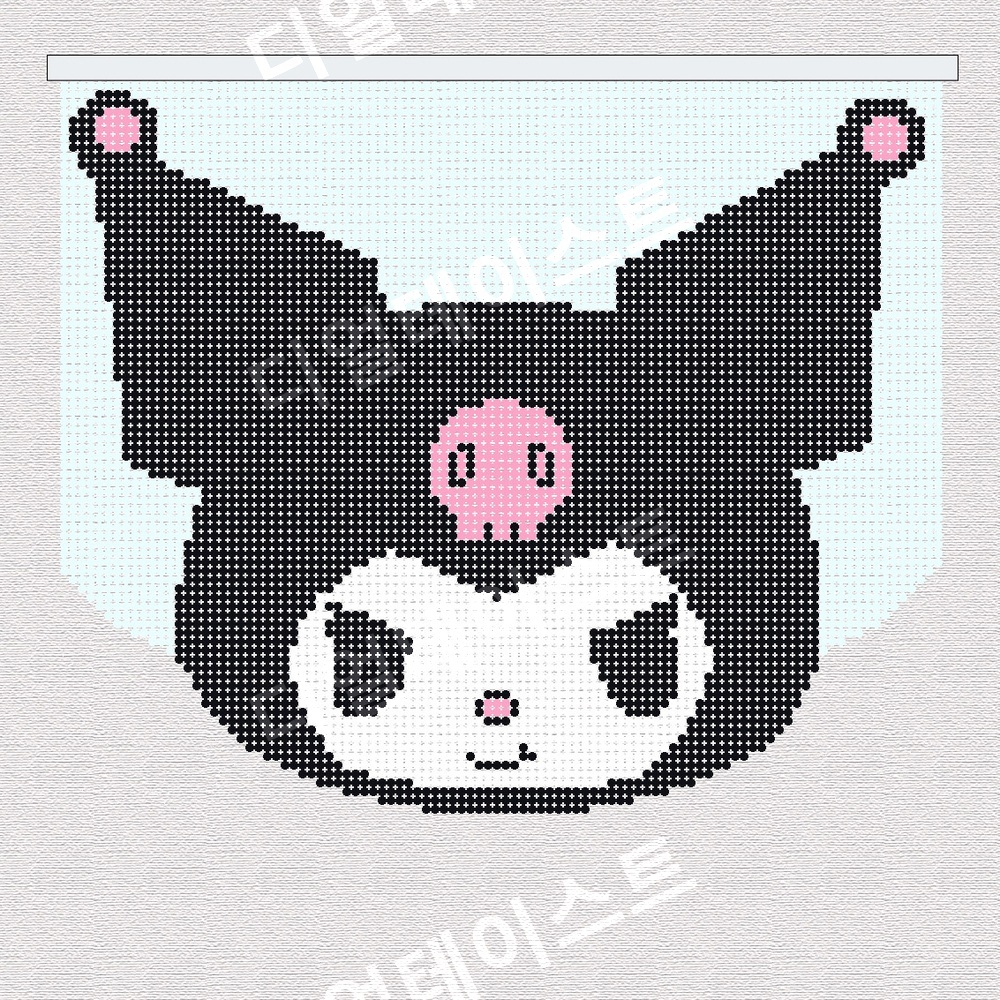 쿠로미 비즈발 만들기 키트 diy 재료 그림 문 장식