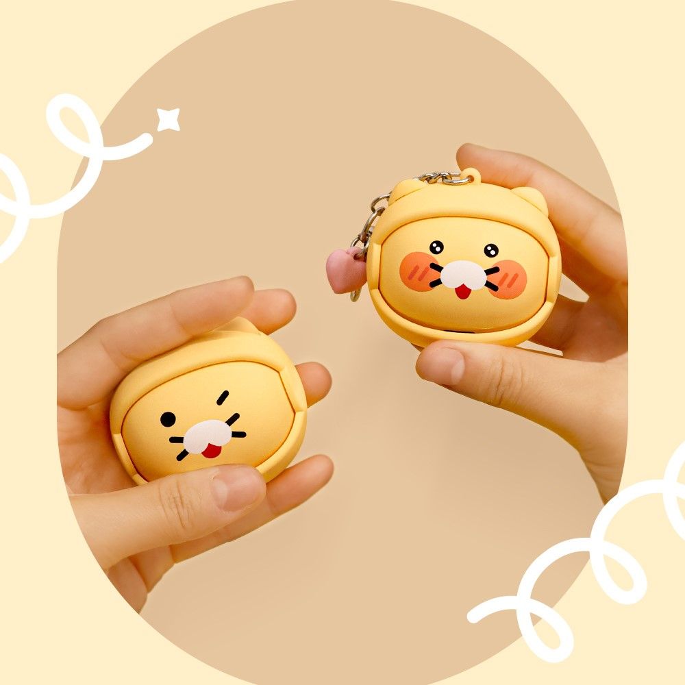 춘식이 블루투스 커널형 이어버드 이어폰 키링 무선 여친 남친 생일 선물 카카오 굿즈 - 상세 이미지 4