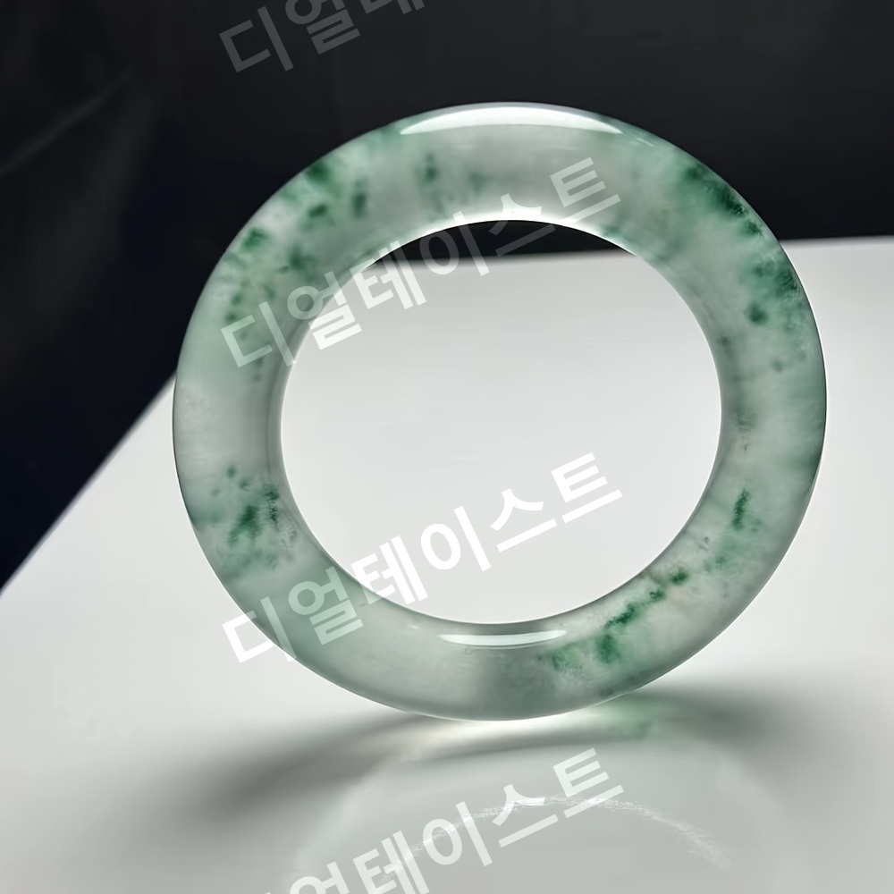 남성용 천연 옥 팔찌 얼음 꽃 디자인 석영 - 상세 이미지 3