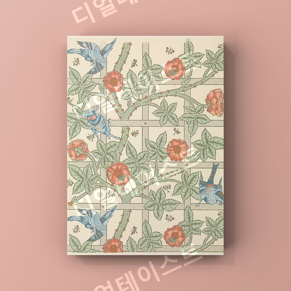 윌리엄 모리스 영국 화가 인테리어 그림 일러스트 액자 포스터 - 상세 이미지 3