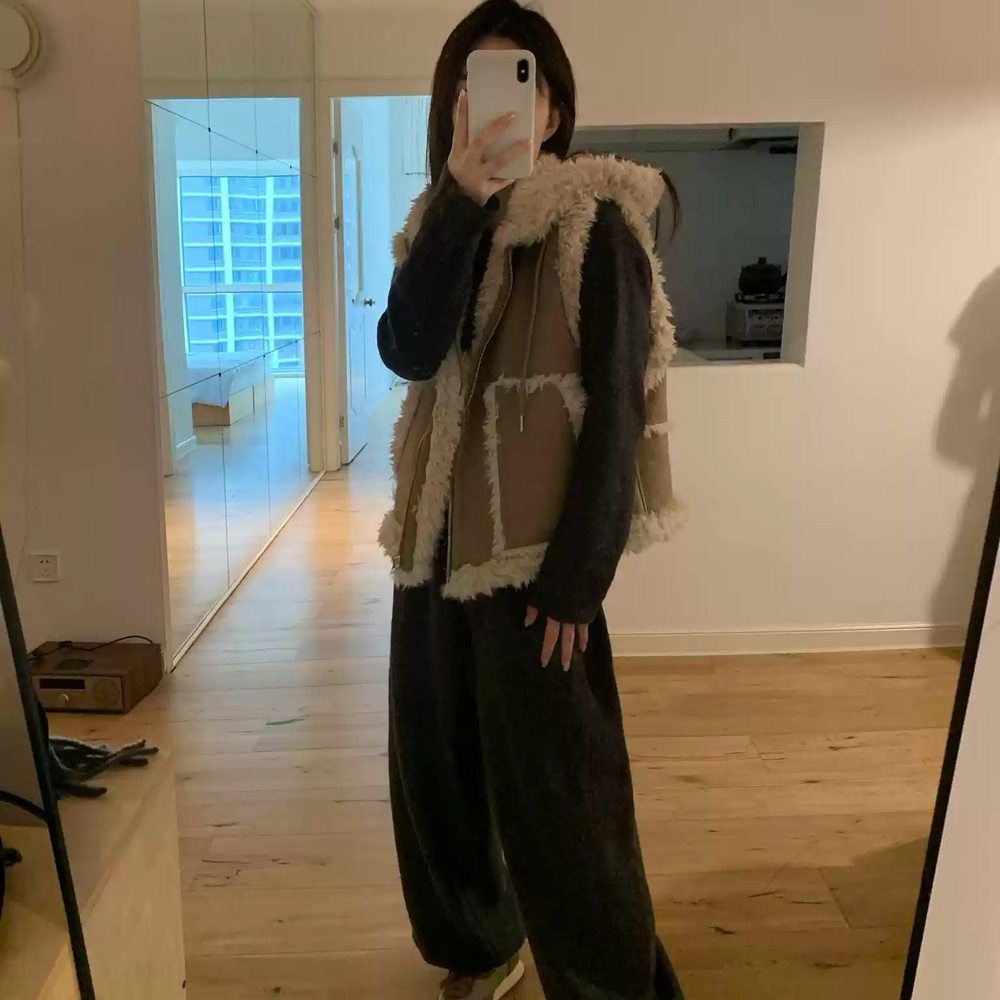돌싱포맨 162화 장희진 조끼 자켓 무스탕 스웨이드 의상 옷 패션 - 상품 이미지