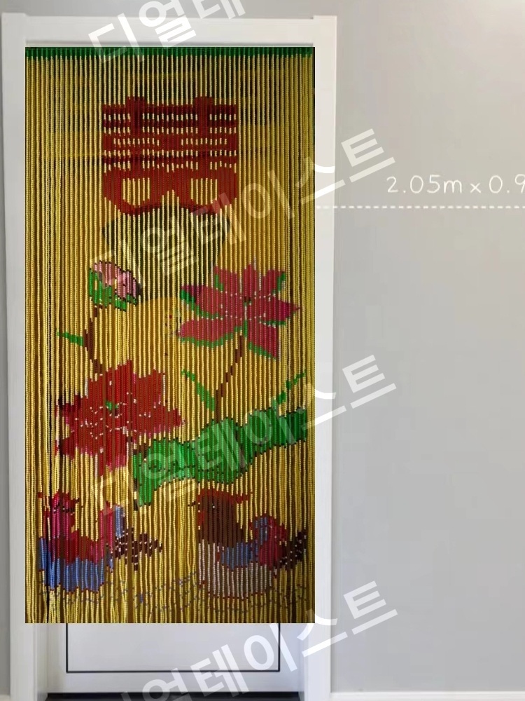 중국풍 비즈발 만들기 집순이취미 키트 diy 재료 구슬 커튼