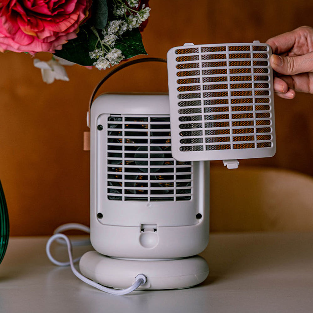 크레모아 프리즘 미니힛 발난로 가정용 캠핑용 팬히터 PTC