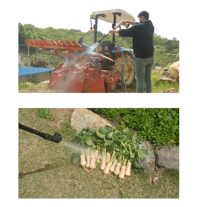 충전식고압세척기 휴대용고압세차기 충전 자동 무선고압분사기 - 상세 이미지 3