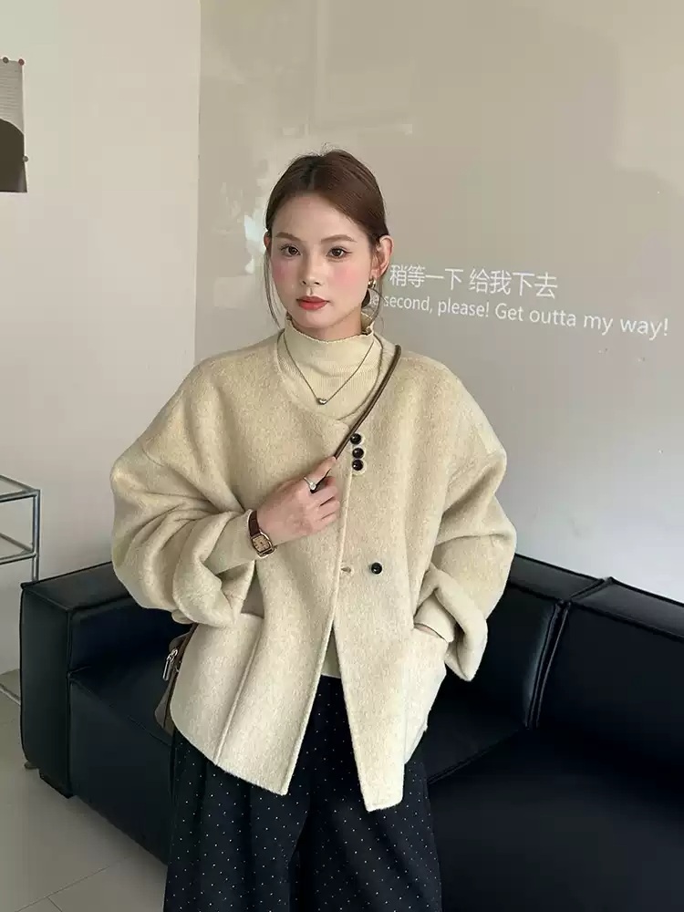 라디오스타 892화 장도연 자켓 화이트 캐시미어 빅사이즈 의상 옷 패션 - 상세 이미지 2