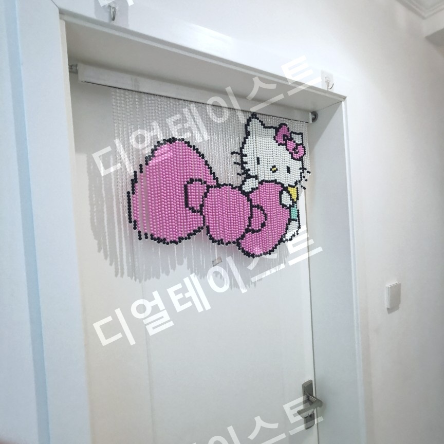 캐릭터 비즈발 만들기 키트 diy 재료 준비물 고양이 디자인 - 상세 이미지 3