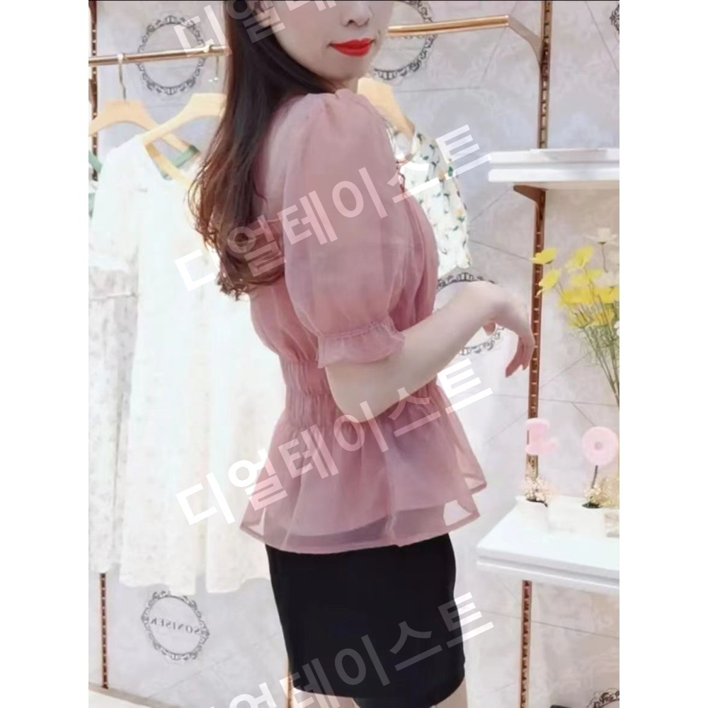 스캔들 26회 한보름 블라우스 셔츠 백설아 슬림핏 페미닌 의상 옷 패션 - 상세 이미지 4