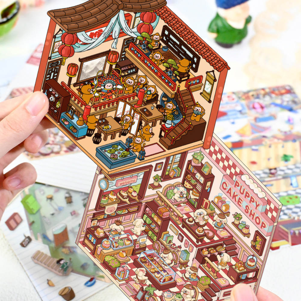 3D스티커 방꾸미기 다꾸 입체 diy 서커스단 - 상세 이미지 2