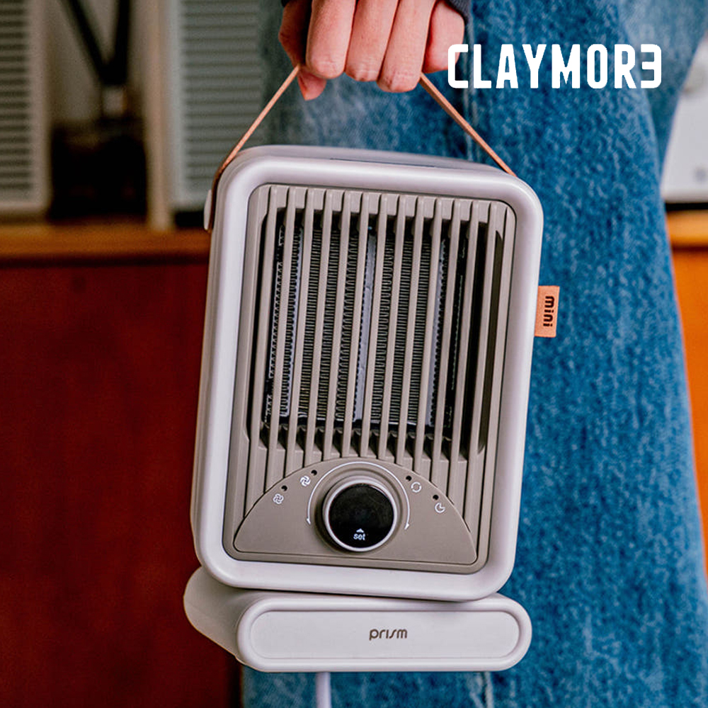 크레모아 프리즘 캠핑 전기 온풍기 미니힛 회전 PTC 세라믹 히터