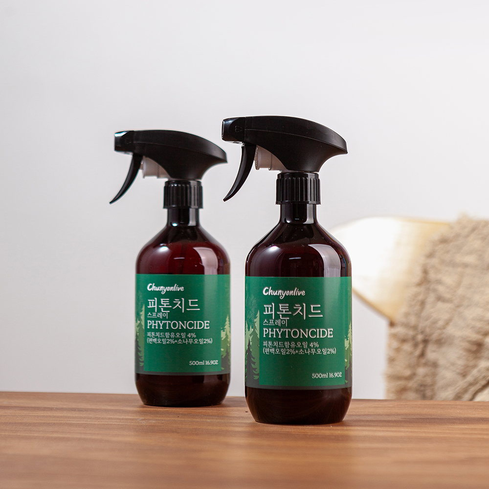 편백스프레이 편백 소나무오일 4% 탈취스프레이 차량용방향제 천연라이브 이미지 6