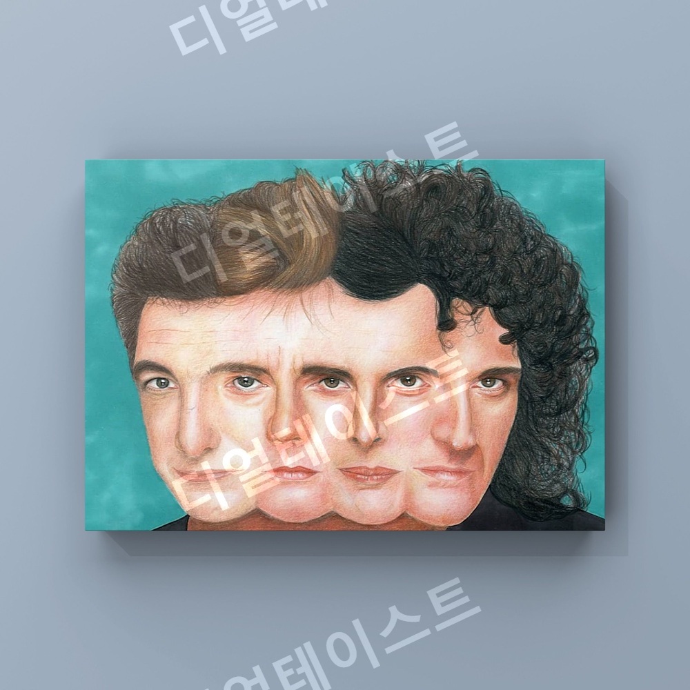 queen 앨범 인테리어 그림 일러스트 액자 포스터 - 상세 이미지 3