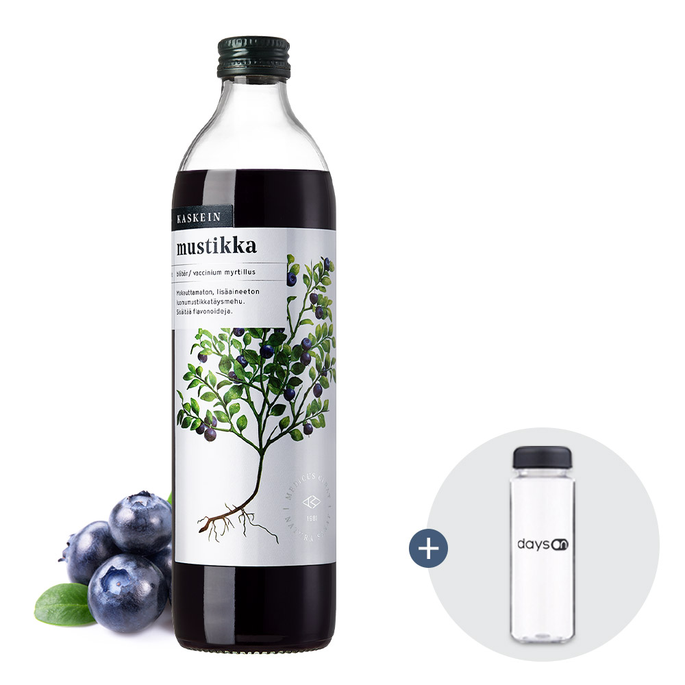 [증정행사] 핀란디아 핀란드산 카스케인 블루베리 원액 주스 500ml + 전용보틀 증정 - 상품 이미지