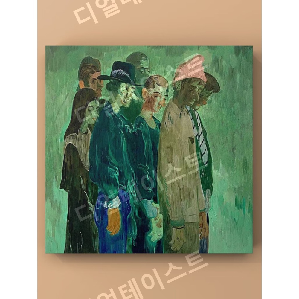 Joyland 약속의 땅 Salman Toor 인테리어 그림 일러스트 액자 포스터 - 상세 이미지 3