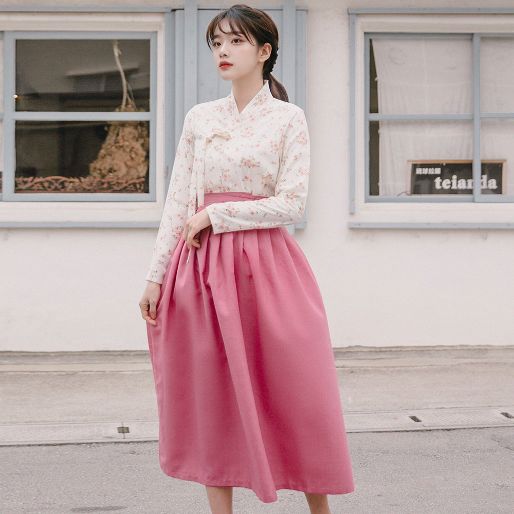 생활한복 벚꽃엔딩 저고리 개량 계량 퓨전 반티-178.3