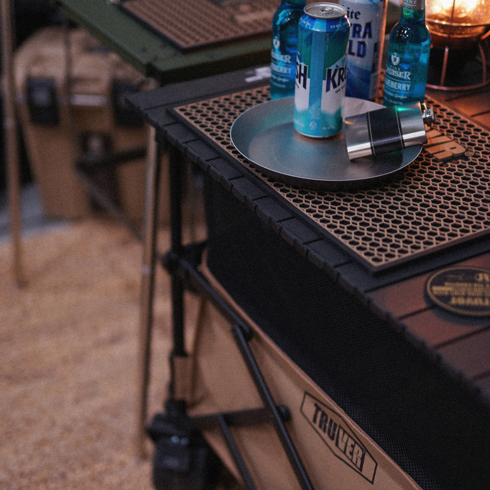 트루버 웨건 광폭 타이어 접이식 카트 캠핑 캐리어 폴딩 수레 메쉬월포함