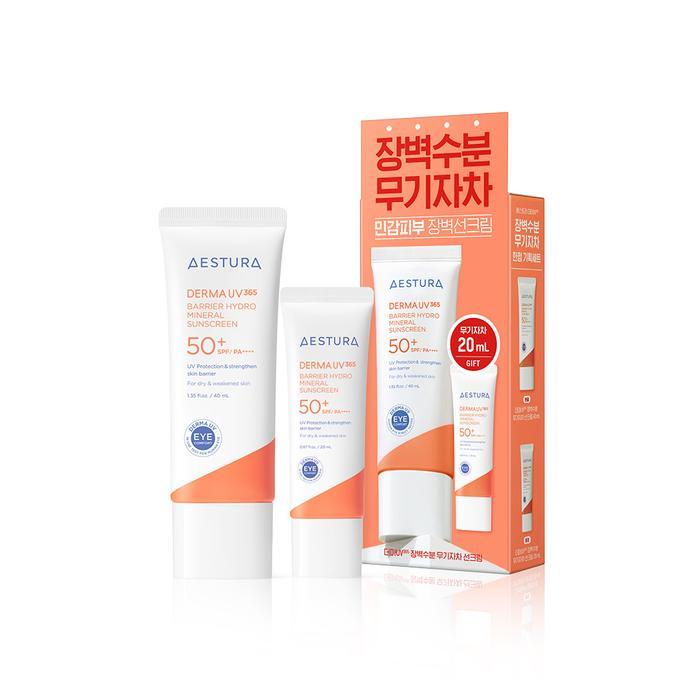 에스트라 더마UV365 장벽수분 무기자차 단품 기획세트 40ml+20ml : 아리따움 조치원점