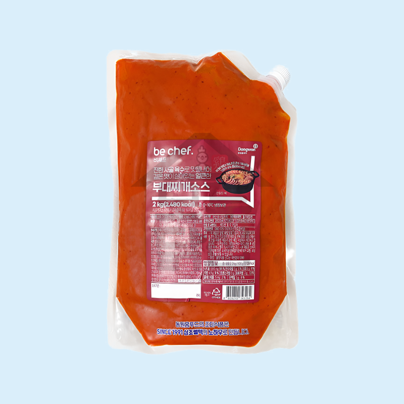 동원 홈푸드 비셰프 부대찌개소스 2kg 5개 BOX 부대찌개 양념장 - 상세 이미지 3