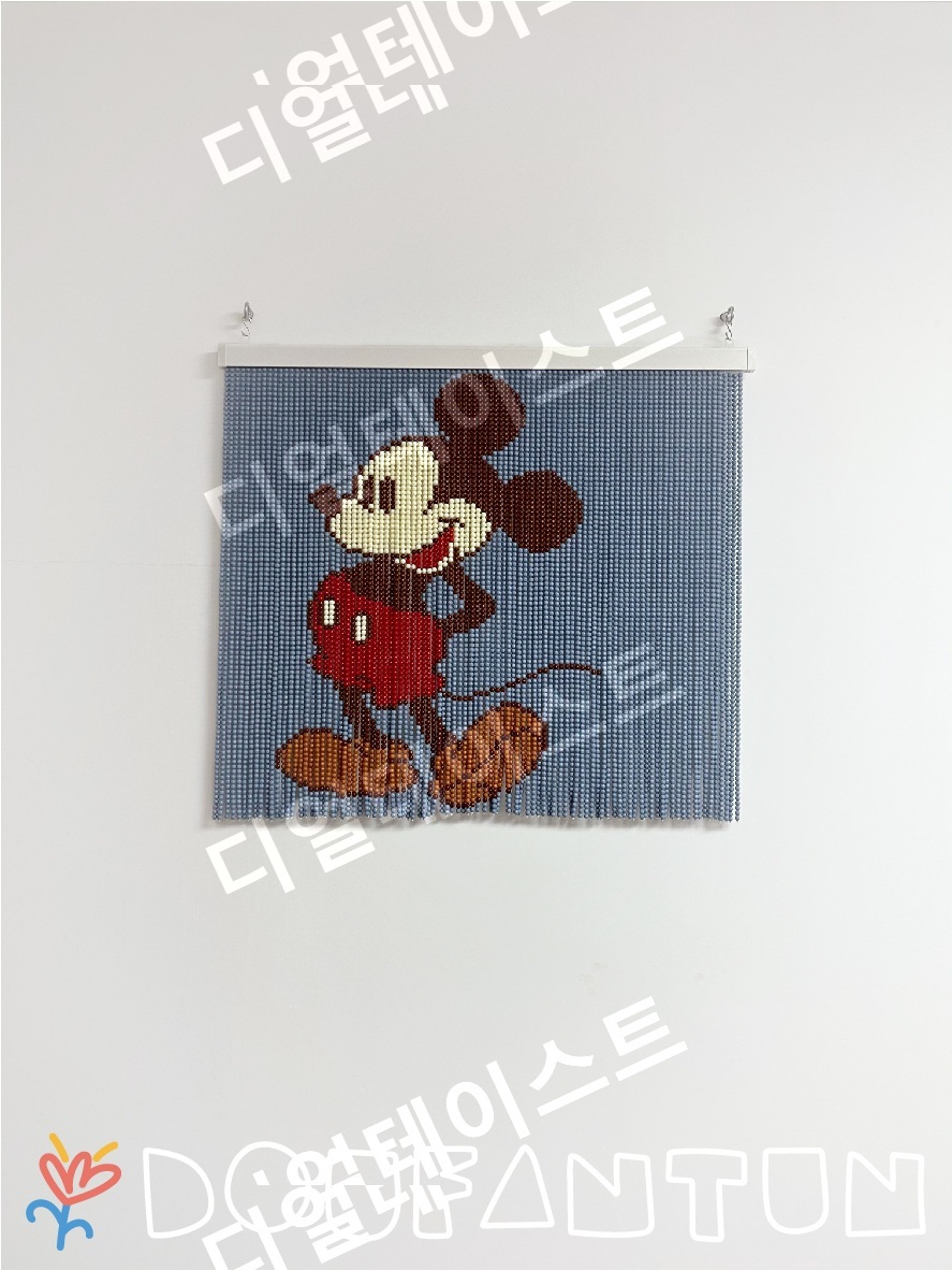 비즈발 만들기 키트 diy 재료 미키 미니 페르시 도어 커튼 - 상세 이미지 4