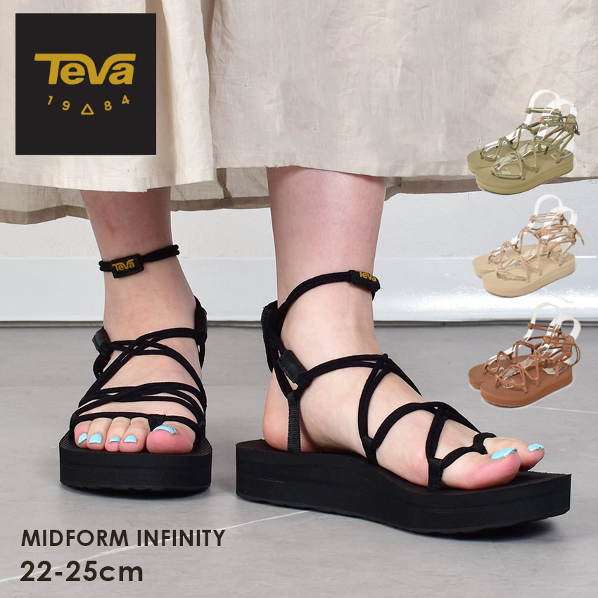테바 TEVA 샌들 미드폼 인피니티 스트랩 샌들 1127890 4컬러 - 상품 이미지