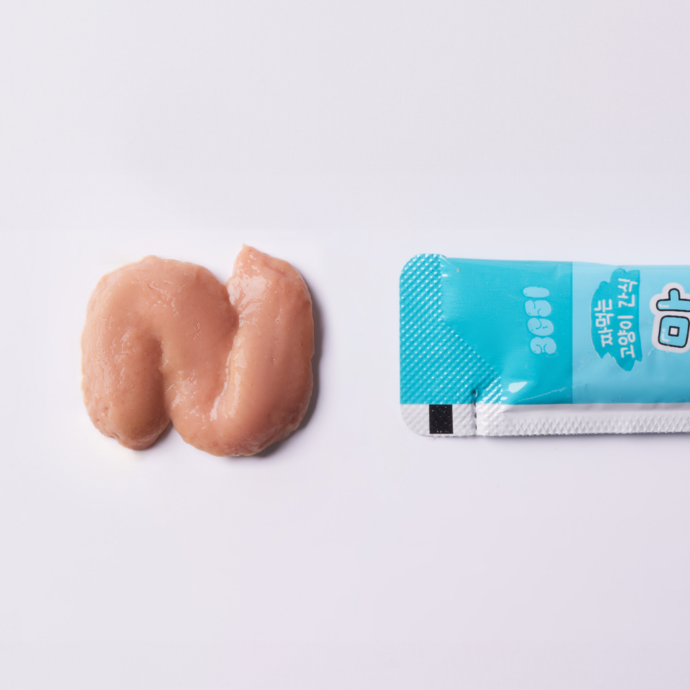 3651 맛있는 짜요 짜먹는 고양이 캔 간식 대용량 참치, 12g, 180개 이미지 3