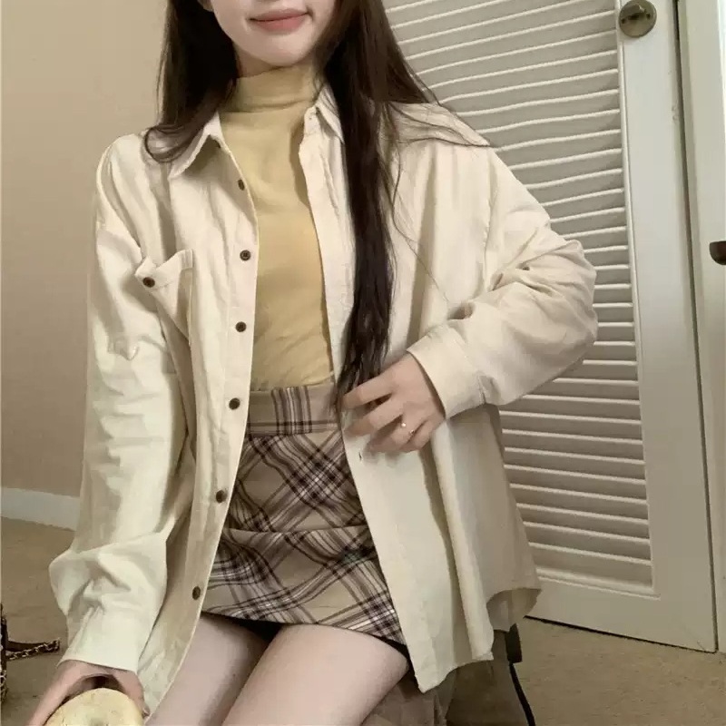 취하는 로맨스 1화 김세정 셔츠 블라우스 채용주 카라넥 레이어드 의상 옷 패션 - 상품 이미지