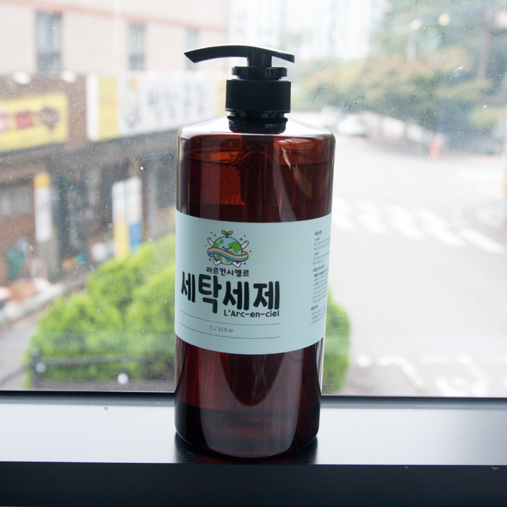 라르컨시엘르 세탁세제 전성분 천연계면활성제 EWG그린등급원료사용 순한세제 1L - 상세 이미지 3