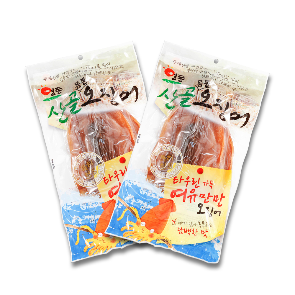 영동산골오징어 마른오징어 몸통 230g 2봉 : 대상마트