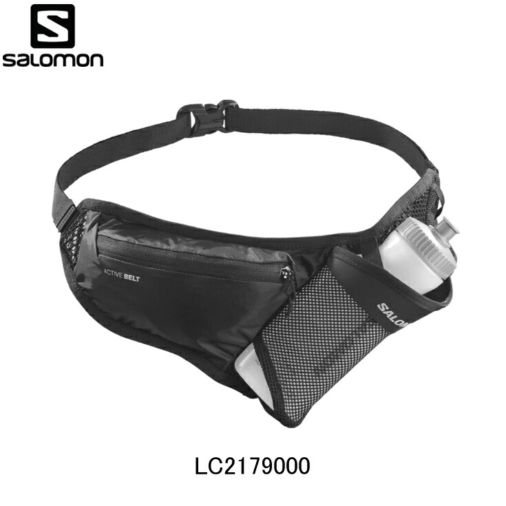 살로몬 Salomon 러닝 파우치 웨이스트 백 ACTIVE BELT lc2179000 블랙 - 상품 이미지