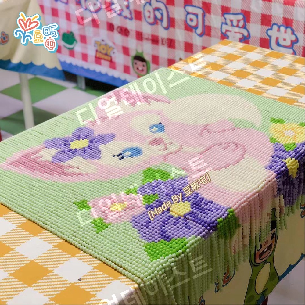 비즈발 만들기 키트 diy 재료 귀여운 고양이 - 상세 이미지 2