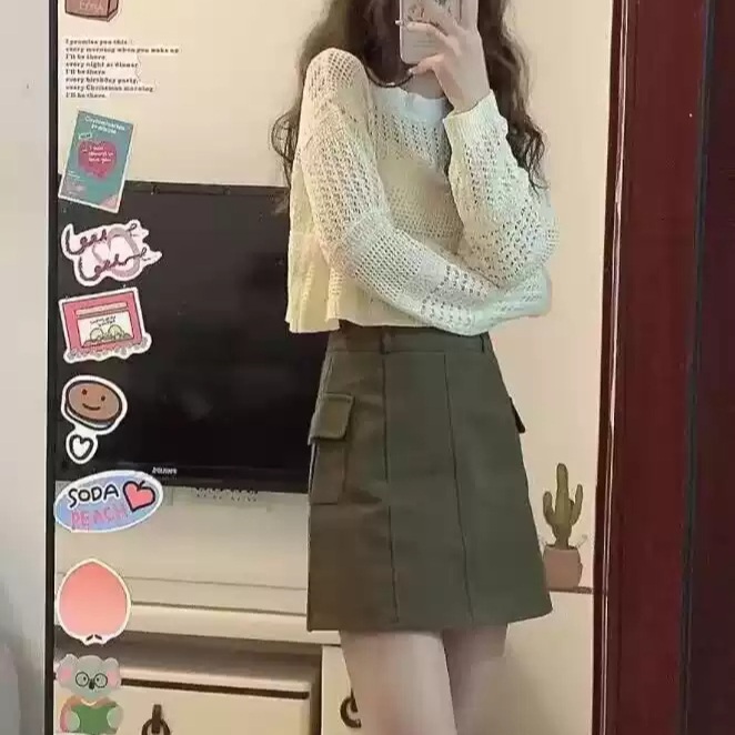 결혼하자 맹꽁아 21화 박하나 티셔츠 긴팔 맹공희 펀칭 풀오버 의상 옷 패션 - 메인 이미지