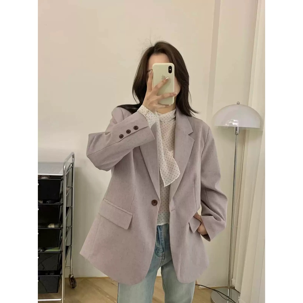 사랑은 외나무다리에서 2화 전혜진 자켓 정장 맹수아 오버핏 가을 의상 옷 패션 - 상세 이미지 4