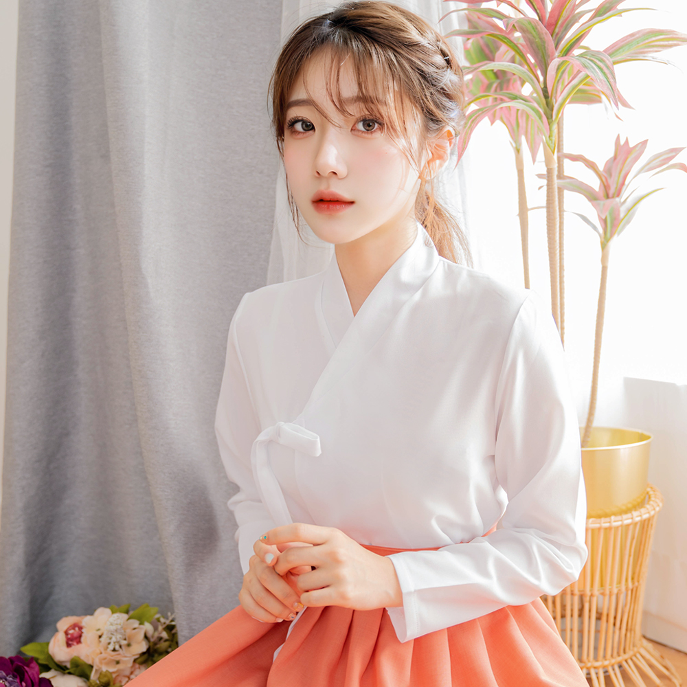 생활한복 다흰 저고리 개량 계량 퓨전 반티-192