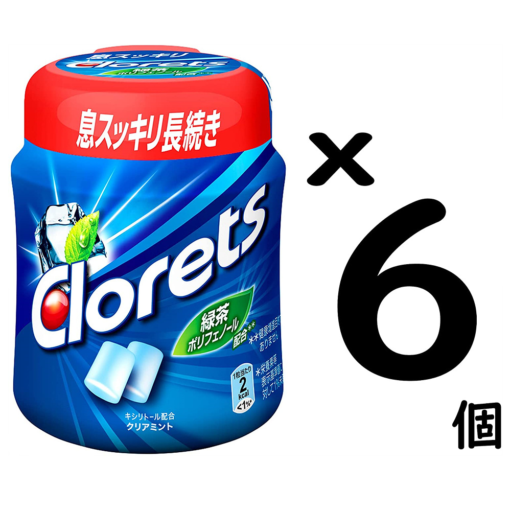 Clorets 일본 클로렛츠 클리어 민트 껌 140g 6팩 - 상세 이미지 3