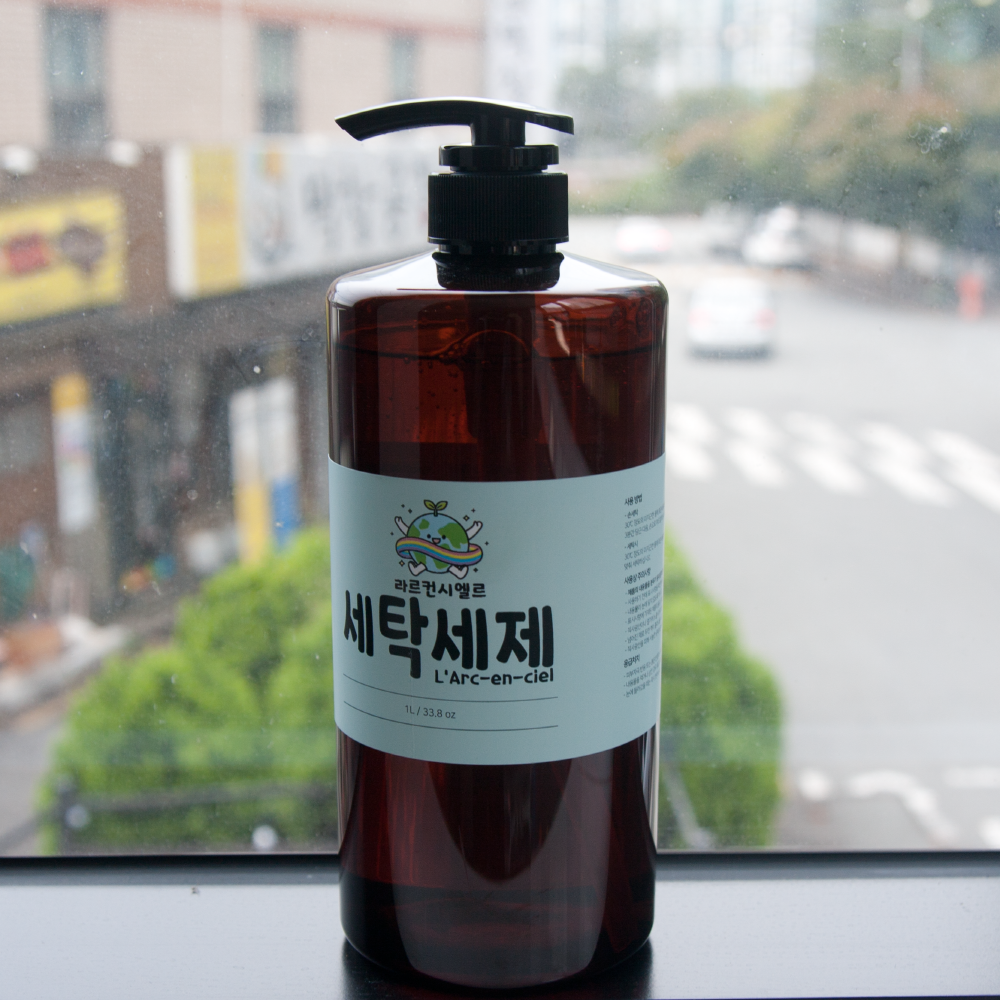 라르컨시엘르 세탁세제 전성분 천연계면활성제 EWG그린등급원료사용 순한세제 1L - 상세 이미지 4