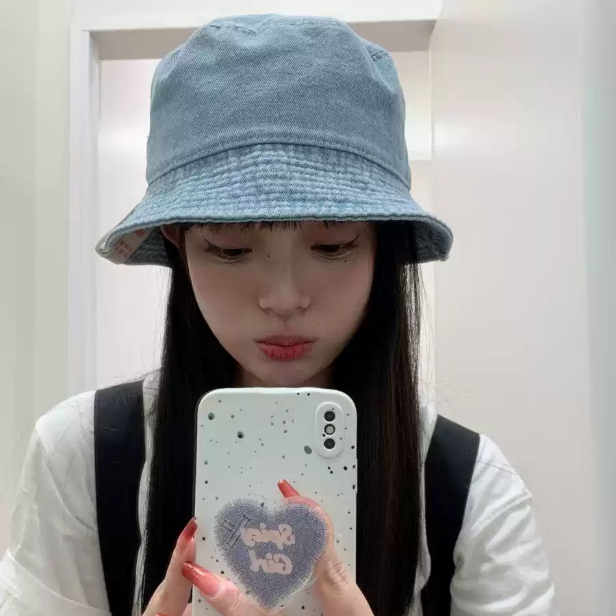 텐트밖은 유럽 이탈리아 6화 라미란 버킷햇 모자 데님 복고풍 의상 옷 패션 - 상품 이미지