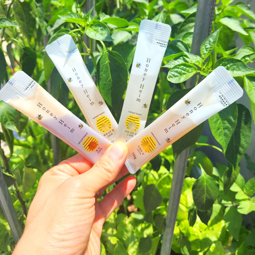 프리미엄 허니스틱 사양 짜먹는 국산 꿀스틱 토종 벌꿀 10입