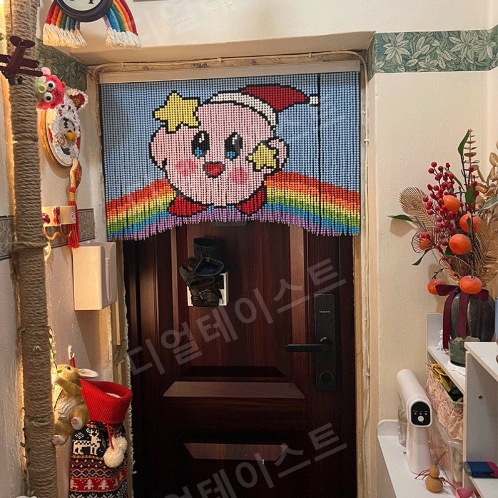 비즈발 만들기 키트 diy 재료 스타 커비 주방 레스토랑 구슬 커튼 - 상세 이미지 2