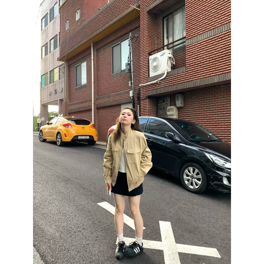용감무쌍 용수정 124화 엄현경 자켓 베이지 용수정 스트릿 가을 의상 옷 패션 - 상세 이미지 5