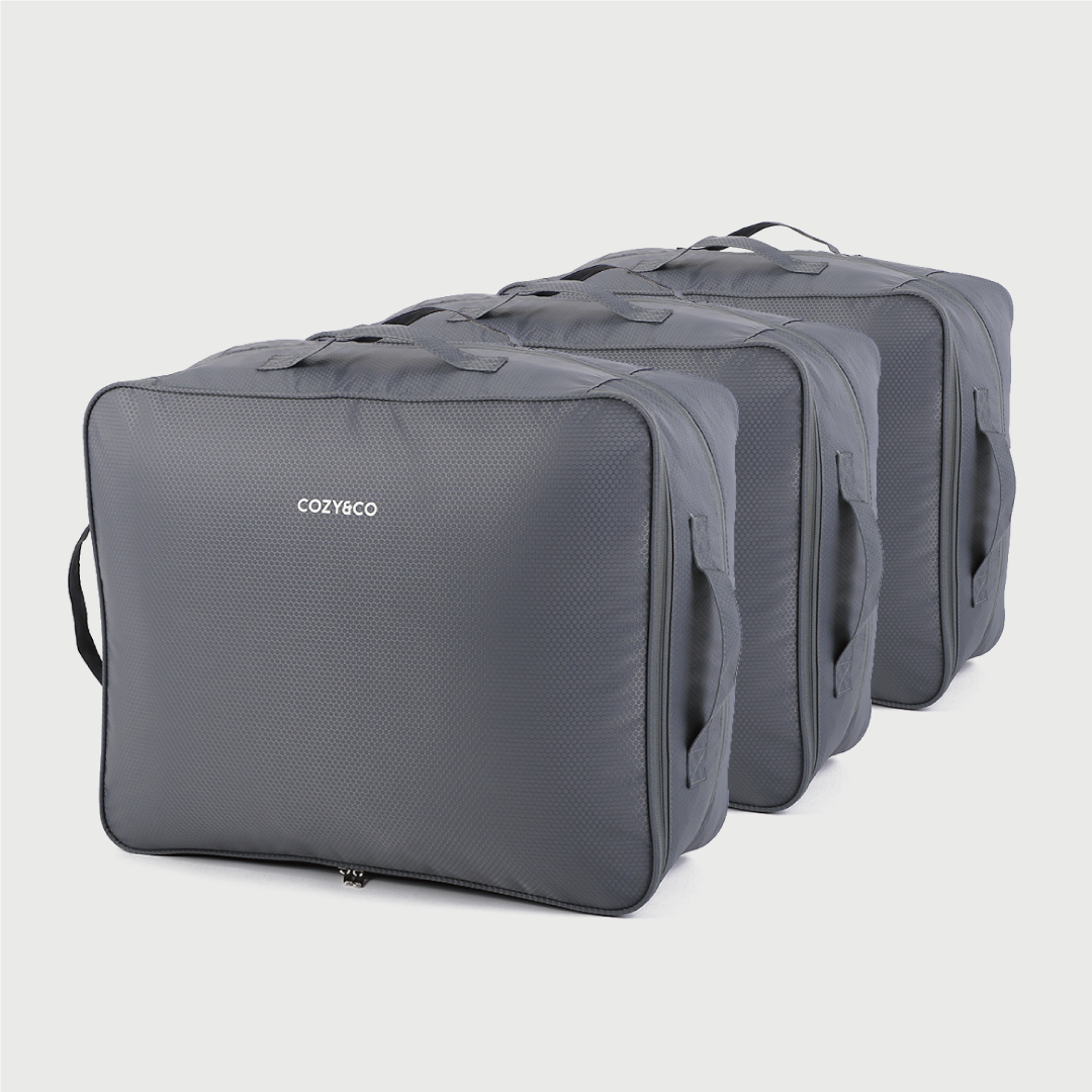 코지앤코 이불압축파우치 MEGA 3개 세트 압축팩 패딩 정리 의류 여행