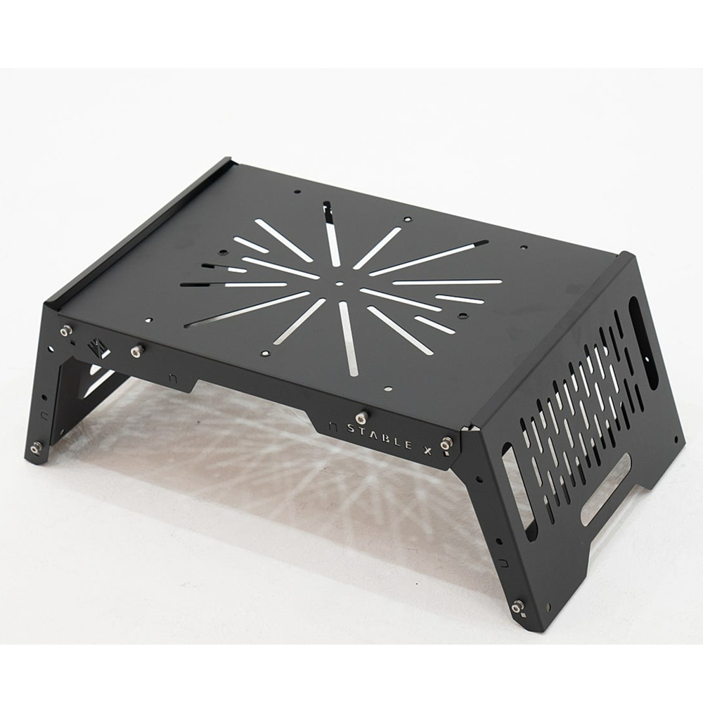 우드앤번 스테이블 블랙 수납가방 세트 화목난로 받침대 마이스토브 크로스오버 랜드마크 호환