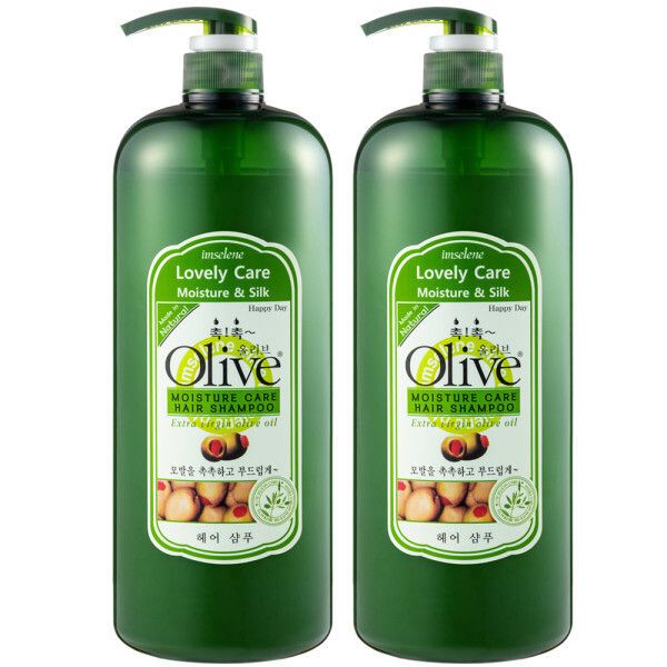 천연 올리브 모이스처 대용량 샴푸 미용실 삼푸 1500ml 2개 아임세레느 : 써드애비뉴