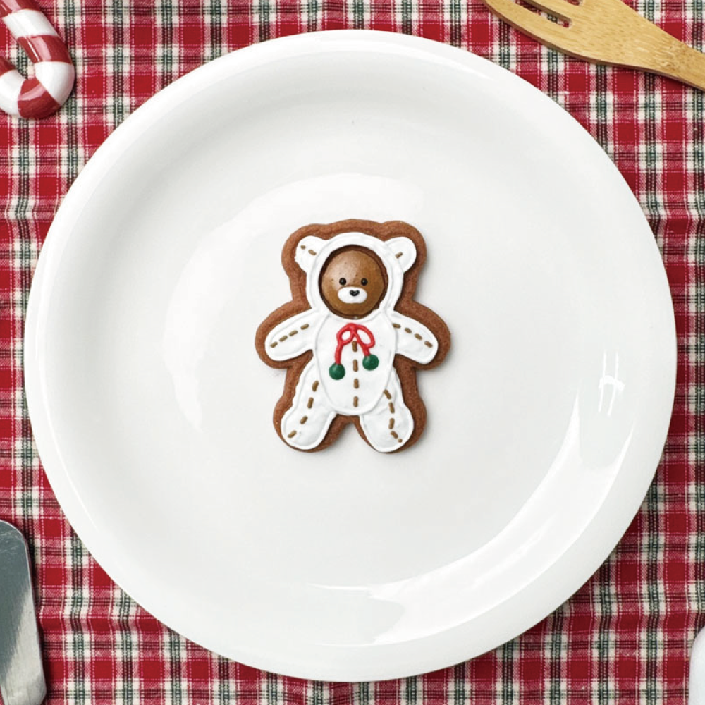 크리스마스 성탄절 곰인형 쿠키커터 쿠키틀 겨울 홈베이킹 구움과자