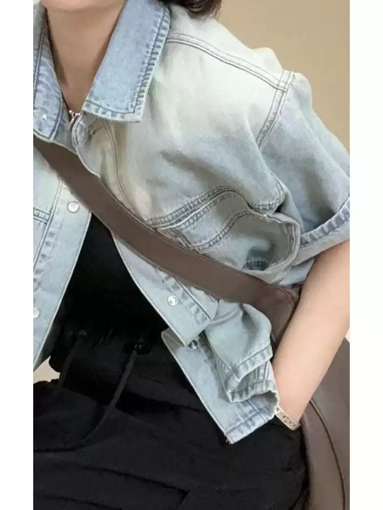 동네멋집2 11화 한혜진 자켓 데님 청남방 스트레이트 의상 옷 패션 - 상세 이미지 3