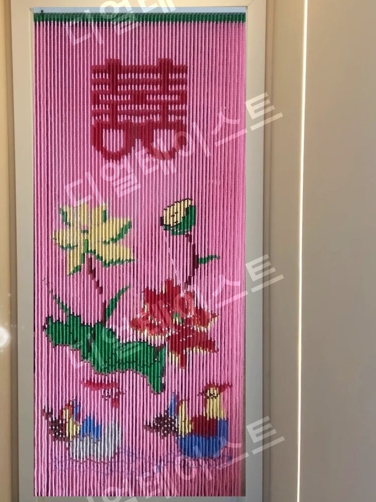 중국식 비즈발 만들기 키트 diy 인테리어 장식