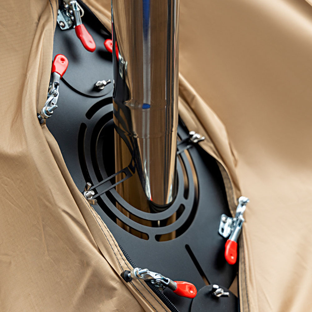 화목난로 텐트 홀잭 연통 방염 매트 키트 스킨 보호대 장작 펠릿