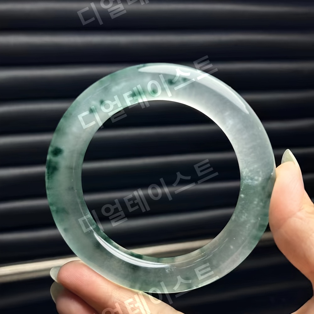남성용 천연 옥 팔찌 얼음 꽃 디자인 석영 이미지 7